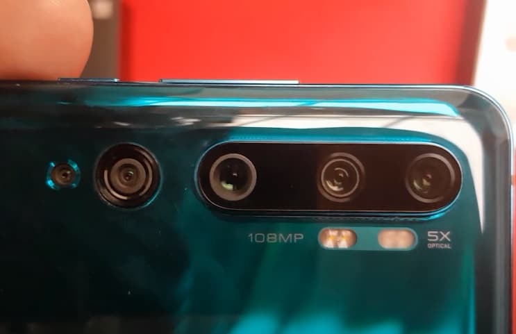 Xiaomi Mi Note 10 cámaras 108 megapixeles