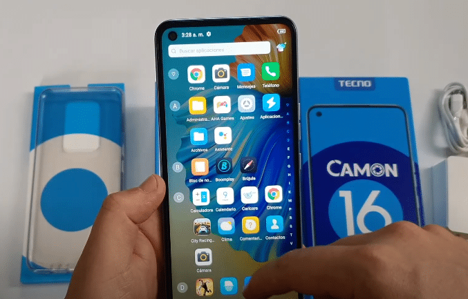 Unboxing: Tecno Camon 16, característcias y accesorios