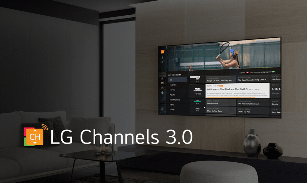 Mejora tu experiencia con la actualización de LG Channels