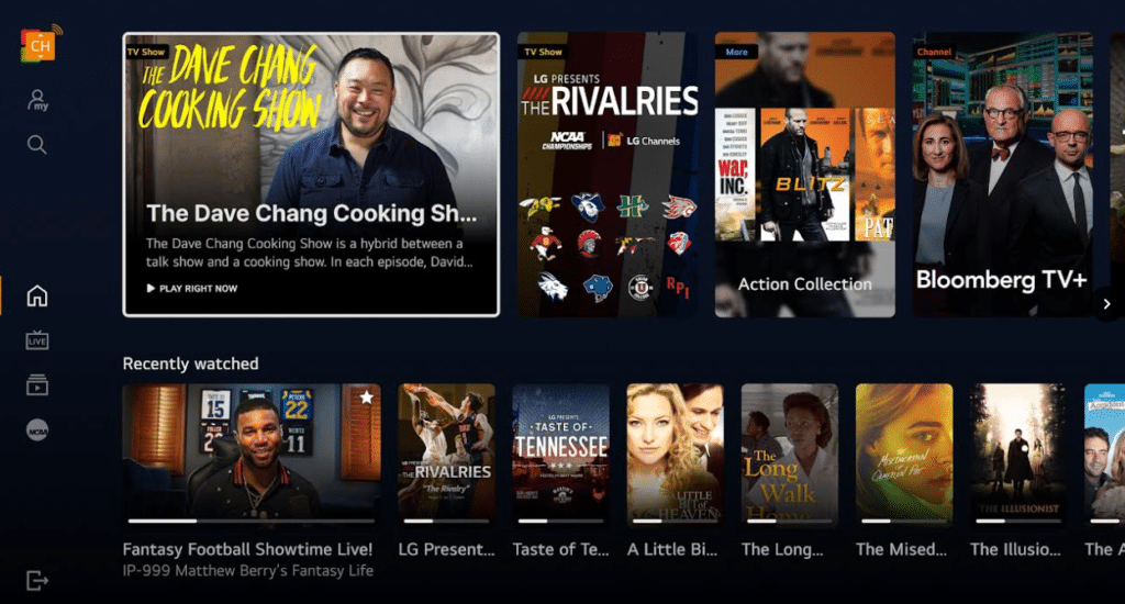 Mejora tu experiencia con la actualización de LG Channels