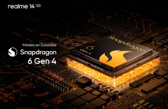 realme 14 5G: Llega a Colombia la Serie con el Primer Snapdragon 6 Gen 4 del Mundo